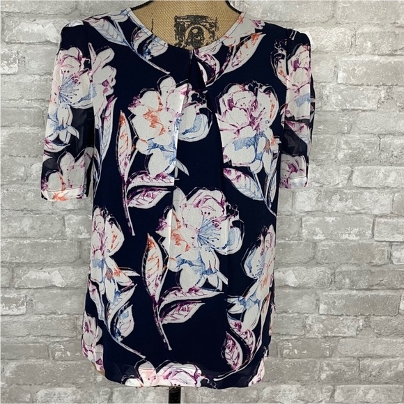 French Connection Floral Blouse - Picture 1 of 4